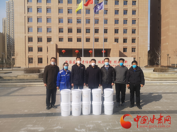 【甘肅全民戰(zhàn)“疫”】暖心！民革蘭州市委會捐助首批1噸防疫物資（圖）