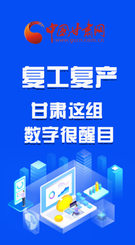 圖解|甘肅復工復產(chǎn)有多拼，看看這組數(shù)字就知道了 