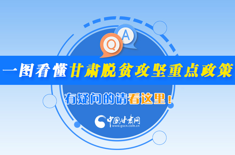 一圖看懂甘肅脫貧攻堅(jiān)重點(diǎn)政策，有疑問的請(qǐng)看這里！
