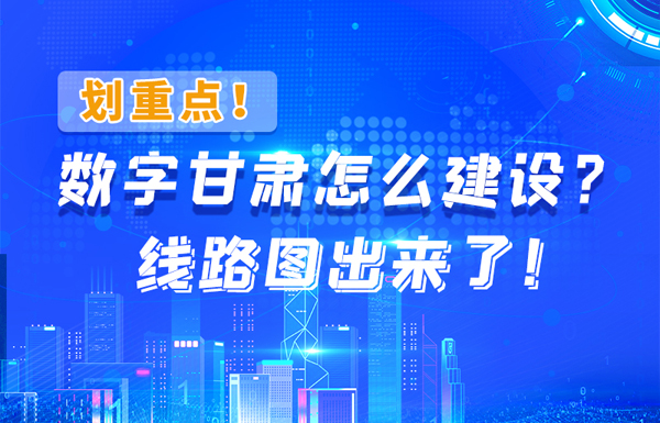 圖解|劃重點(diǎn)！數(shù)字甘肅怎么建設(shè)？線路圖出來了！