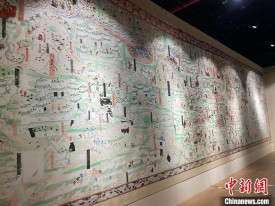 圖為展覽現(xiàn)場?！〗瓧顭?攝