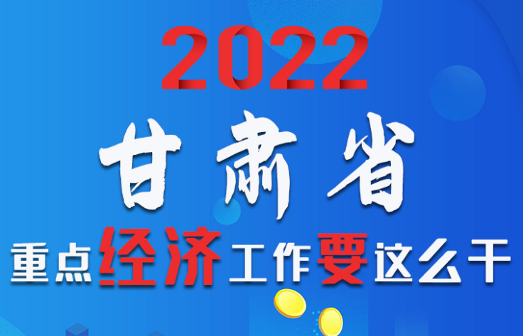 【甘快看·圖解】速覽！2022甘肅省重點經(jīng)濟工作要這么干！