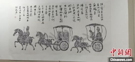 圖為傳拓作品?！〈蘖?攝