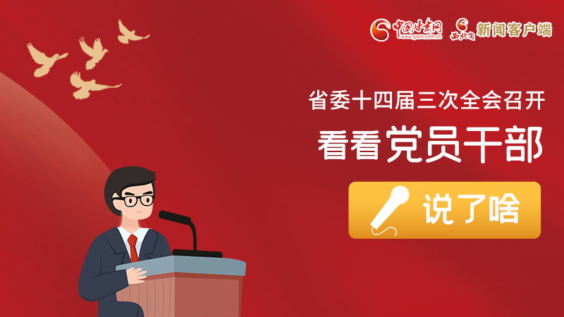 圖解|事關甘肅省委十四屆三次全會，黨員干部這么說！
