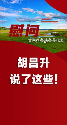  圖解|慰問(wèn)甘南州各族各界代表 胡昌升說(shuō)了這些！