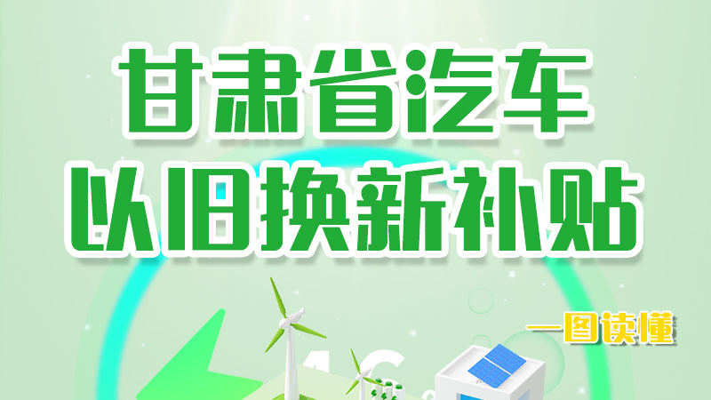 海報(bào)|重大利好！甘肅省汽車以舊換新補(bǔ)貼來(lái)了