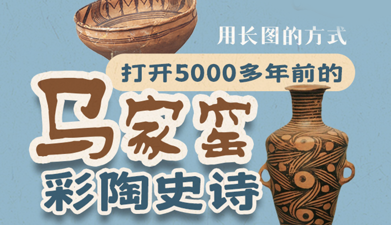 用長(zhǎng)圖的方式，打開(kāi)5000多年前的馬家窯彩陶史詩(shī)